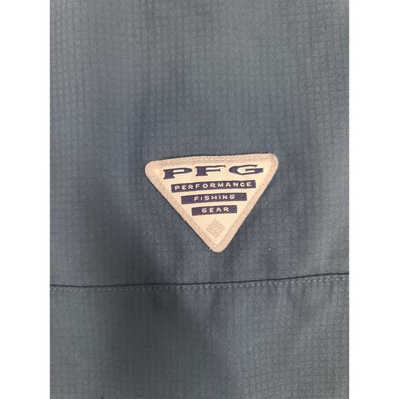 Columbia Adult men's UPF performance blue Size large Fishing Outdoors - Picture 3 of 9